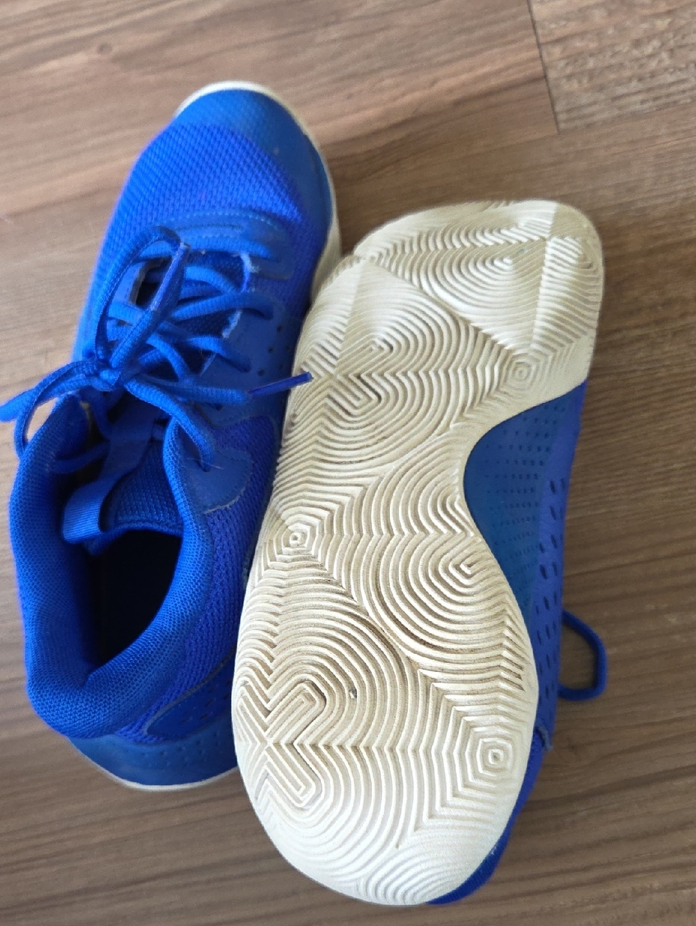 Under Armour Boys Royal Blue Athletic Sneakers - Picture 4 of 5